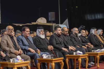 العتبة العباسية المقدسة تقيم مراسم رفع راية الخدمة الحسينية في مجمّع أبي الفضل العباس (عليه السلام)