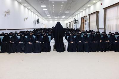تقديم محاضرة عن إجراءات السلامة الوقائية لمشاركات مخيم بنات العقيدة الـ 35