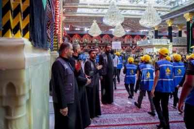 بالتنسيق مع قسم الشعائر.. مواكب العزاء تُحيي اليوم الثاني من شهر صفر عند مرقد أبي الفضل العباس (عليه السلام)