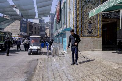 في الأيام الأولى من شهر صفر.. قسم الشؤون الخدمية ينفذ حملة لتنظيف محيط العتبة العباسية المقدسة