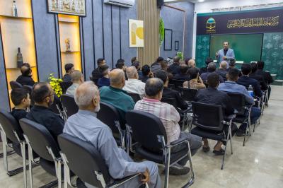  شعبة الخطابة تقيم ورشة قرآنية بعنوان اللوائح التحكيمية في المسابقات الدولية ببغداد