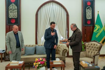 المجمع العلمي يبحث مع العتبة العسكرية المقدسة تعزيز التعاون في المشاريع العلمية والأنشطة القرآنية