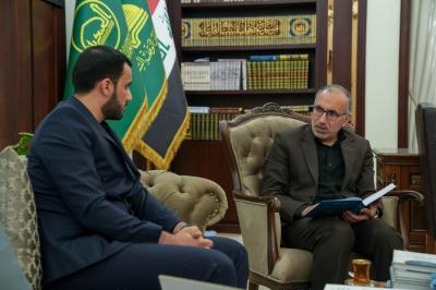 المجمع العلمي يبحث مع العتبة العسكرية المقدسة تعزيز التعاون في المشاريع العلمية والأنشطة القرآنية