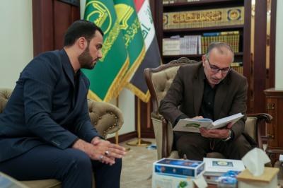 المجمع العلمي يبحث مع العتبة العسكرية المقدسة تعزيز التعاون في المشاريع العلمية والأنشطة القرآنية