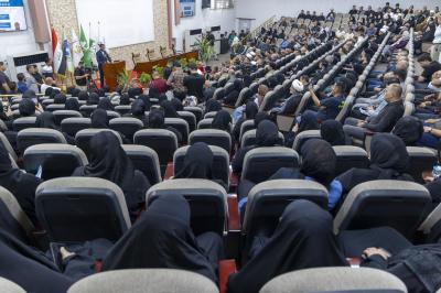 انطلاق فعاليات اليوم الثاني للمؤتمر الدولي الـ 13 لفكر الإمام الحسن المجتبى (عليه السلام) في جامعة بابل