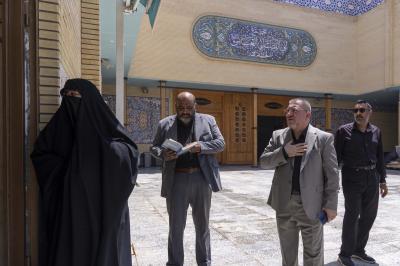 نائب الأمين العام للعتبة العباسية المقدسة يجري جولة في مجمّع أبي الفضل العباس (عليه السلام)