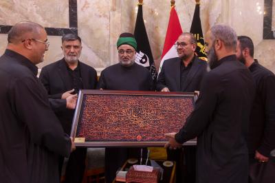 وفد المنتدى العالمي لخدمة السيدة رقية (عليها السلام) يشيد بجهود العتبة العباسية المقدسة في إحياء ذكرى شهادتها