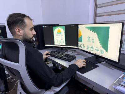 قسم الشؤون الفكرية ينفذ تصاميم الهوية البصرية للموكب الثقافي العام