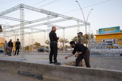 استعدادًا لزيارة الأربعين.. العتبة العباسية المقدسة تباشر تهيئة موكبها الثقافي العام في مجمع العلقمي