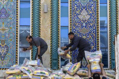 قسم المضيف يفتتح ثلاثة منافذ رئيسة لتوزيع وجبات الطعام لزائري الأربعين
