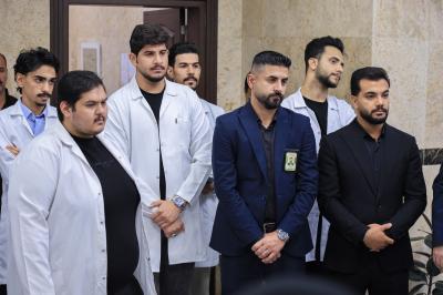 مركز السيد جعفر الحلي يستقبل المجموعة الأولى من المشاركين في برنامجٍ طبّي مخصّص لطلبة جامعة الكفيل