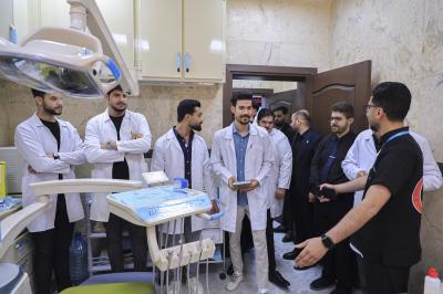 مركز السيد جعفر الحلي يستقبل المجموعة الأولى من المشاركين في برنامجٍ طبّي مخصّص لطلبة جامعة الكفيل