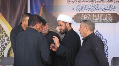 عبر الخيمة الثقافية القرآنية.. قسم الشؤون الفكرية يواصل تقديم خدماته لزائري الأربعين في ذي قار