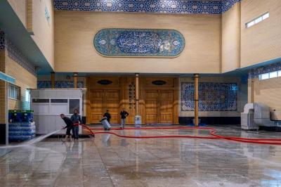 مجمع أبي الفضل العباس (عليه السلام) يجهّز قاعاته استعدادًا لاستقبال زائري الأربعين