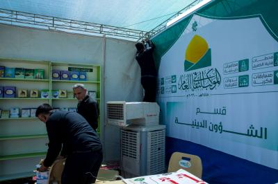 العتبة العباسية المقدسة تُنهي استعداداتها لافتتاح الموكب الثقافي العام على محور النجف – كربلاء