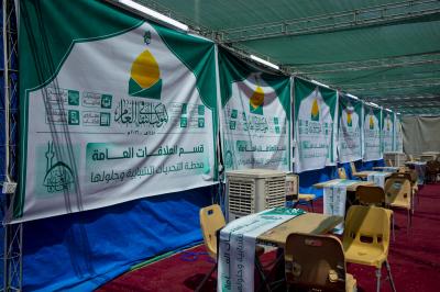 العتبة العباسية المقدسة تُنهي استعداداتها لافتتاح الموكب الثقافي العام على محور النجف – كربلاء