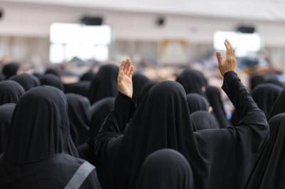شعبة الخطابة الحسينية النسوية تحيي مجالس العزاء في مجمع أبي الفضل العباس (عليه السلام)