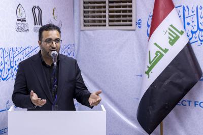 في مجمع أبي الفضل العباس (عليه السلام).. المجمع العلمي يفتتح مشروع تعليم القراءة الصحيحة للقرآن الكريم لزائري الأربعين