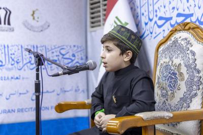 في مجمع أبي الفضل العباس (عليه السلام).. المجمع العلمي يفتتح مشروع تعليم القراءة الصحيحة للقرآن الكريم لزائري الأربعين