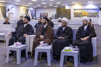 في موكب العتبتين.. المشروع التبليغي يقدم محاضرة علمية لوفد أكاديمي من جامعة ميسان