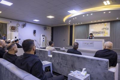 في موكب العتبتين.. المشروع التبليغي يقدم محاضرة علمية لوفد أكاديمي من جامعة ميسان