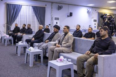 في موكب العتبتين.. المشروع التبليغي يقدم محاضرة علمية لوفد أكاديمي من جامعة ميسان