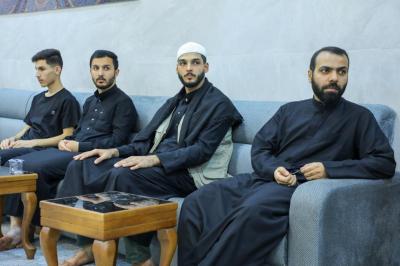 المجمَع العلمي يواصل تقديم خدماته القرآنية لزائري الأربعين في النجف وكربلاء وبغداد
