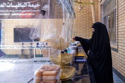 مجمّع العفاف النسوي يقدم خدماته لزائرات الأربعين في مجمّع أمّ البنين (عليها السلام)