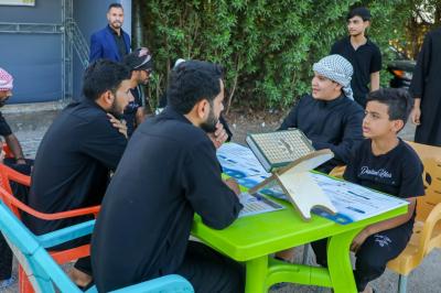 المجمع العلمي يقيم خمس محطات قرآنية على طريق الزائرين في الديوانية