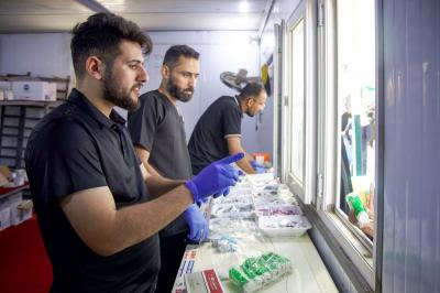 على طريق زائري الأربعين.. قسم الشؤون الطبية يفتتح مفرزتين طبيتين في مجمّع أبي الفضل العباس (عليه السلام)