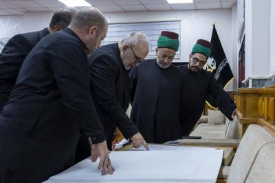 الأمين العام للعتبة الحسينية المقدسة يشيد بخدمات مجمّع أبي الفضل العباس (عليه السلام) المقدمة لزائري الأربعين