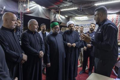 بحضور الأمين العام.. قسم العلاقات العامة يفتتح (منصة فتية الكفيل التفاعلية) في طريق زائري الأربعين
