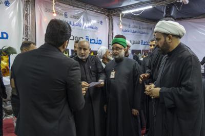 بحضور الأمين العام.. قسم العلاقات العامة يفتتح (منصة فتية الكفيل التفاعلية) في طريق زائري الأربعين