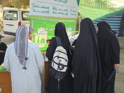 قسم الشؤون الفكرية يقدم إرشادات توعوية لزائري الأربعين ويستعد لافتتاح موكب عميد بني هاشم