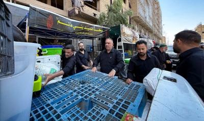 قسم الشؤون الفكرية يقدم إرشادات توعوية لزائري الأربعين ويستعد لافتتاح موكب عميد بني هاشم