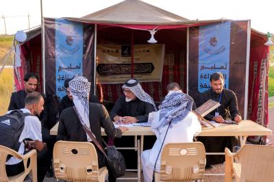 المجمع العلمي للقرآن الكريم ينشر 69 محطة لتعليم القراءة الصحيحة خلال زيارة الأربعين