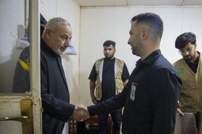 المشرف على مجمع أبي الفضل العباس (عليه السلام) يشيد بجهود العاملين في مراكز إرشاد التائهين