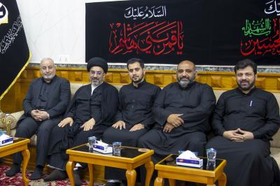 المشرف على مجمع أبي الفضل العباس (عليه السلام) يستقبل عددًا من مسؤولي العتبة العباسية المقدسة