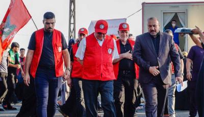 رئيس جمعية الهلال الأحمر العراقية يطلع على الخدمات الطبية المقدمة في جامعة العميد