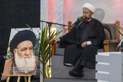 بحضور فضلاء الحوزة العلمية.. المشروع التبليغي يقيم مجلسًا تأبينيًّا على روح السيد أبي القاسم الخوئي (قدس سره)