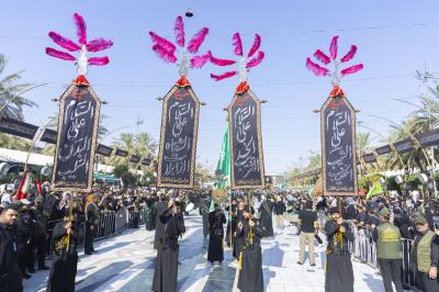 قسم الشعائر ينظم حركة المواكب العزائية في السادس عشر من صفر