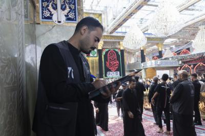 قسم الشعائر ينظم حركة المواكب العزائية في السادس عشر من صفر
