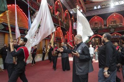 قسم الشعائر ينظم حركة المواكب العزائية في السادس عشر من صفر