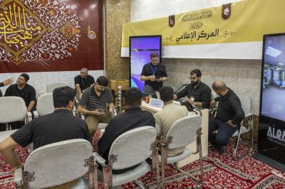 قسم الإعلام يهيِّئ منصات ومواقع تصوير متكاملة للصحفيين لتغطية زيارة الأربعين
