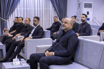 موكب العتبتين المقدّستين يستقبل وفدًا أكاديميًا من كلية الإمام الكاظم (عليه السلام)