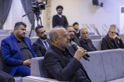 موكب العتبتين المقدّستين يستقبل وفدًا أكاديميًا من كلية الإمام الكاظم (عليه السلام)