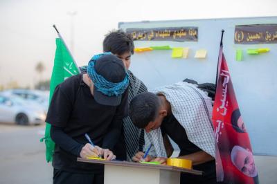 المجمع العلمي يواصل تنفيذ برامجه القرآنية والخدمية لزائري الأربعين في عددٍ من المحافظات