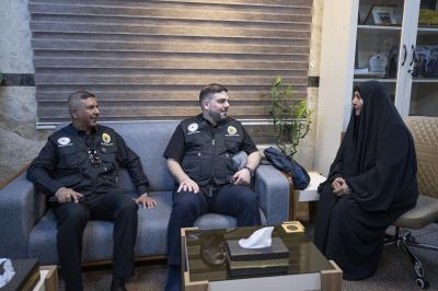 للاطلاع على خدماته المقدمة للزائرين.. مركز السيد جعفر الحلي يستقبل المدير العام لدائرة صحة كربلاء
