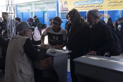 عبر محطته لإرشاد التائهين.. قسم المخازن يوفر أكثر من 150 ألف سوار تعريفي للزائرين
