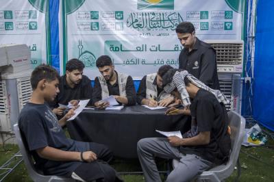 على محور (بغداد – كربلاء).. الموكب الثقافي العام يواصل برامجه الدينية والثقافية لخدمة زائري الأربعين